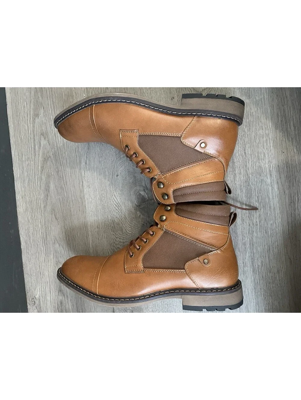 NEW Steve Madden Leather boots All-terrain Dress Boots Men's Size 11